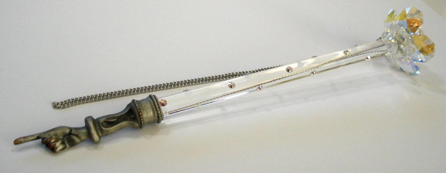 Torah Pointer - Yad -Handcrafted By the Artisans At Bjcrystalgifts Using Swarovski Crystal - Bat Mitzvah