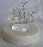 Load image into Gallery viewer, Butterfly Crystal Made with Swarovski Crystal on a Marble Base
