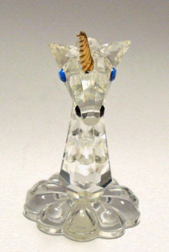 Crystal Unicorn Handcrafted with Swarovski Crystal By Bjcrystalgifts