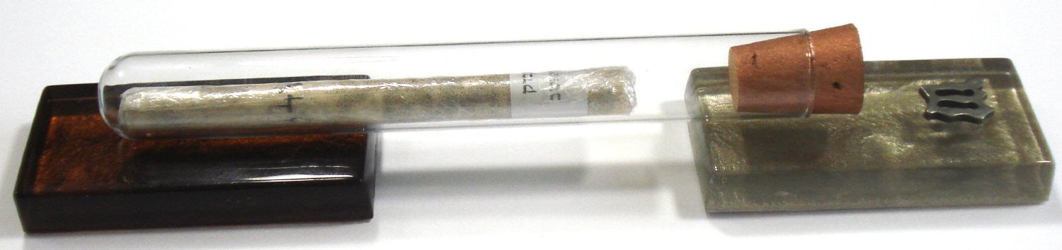 Glass Mezuzah - Mezuzah Case - Mezuzah for the Door - Comes with a Kosher Mezuzah Scroll - Original Design Muzuzah - From the Jessica Collection