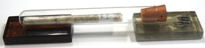 Glass Mezuzah - Mezuzah Case - Mezuzah for the Door - Comes with a Kosher Mezuzah Scroll - Original Design Muzuzah - From the Jessica Collection