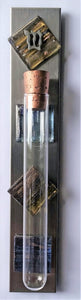 Stainless Steel Mezuzah Case - Colorful glass Mezuzah - Jewish Mezuzah Case With Kosher Scroll
