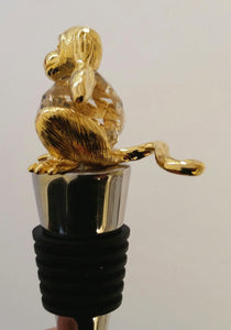 Hear No Evil Monkey Wine Stopper