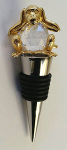 Hear No Evil Monkey Wine Stopper