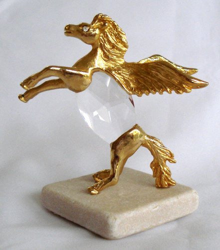 Mystical Flying Pegasus Made Handcrafted By Bjcrystalgifts with Swarovski Crystal