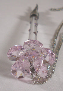 Torah Pointer - Yad - Handcrafted By Bjcrystalgifts - Pink Rose- Made Using Swarovski Crystal - Bar Mitzvah - Bat Mitzvah Gift