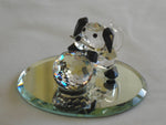 Load image into Gallery viewer, Adorable Crystal Puppy with Ball Handcrafted Using Swarovski Crystal
