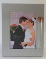 Load image into Gallery viewer, Jewish Wedding Picture Frame - Frame Holds Glass Shards From Wedding Ceremony
