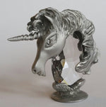 Load image into Gallery viewer, Pewter and Crystal Unicorn Head Handcrafted Using Swarovski Crystal - Crystal Unicorn Figurine
