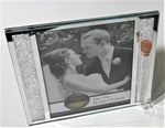 Load image into Gallery viewer, Jewish Wedding Picture Frame Holds Shards Broken Under The Chuppah - Jewish Wedding Engagement Gift
