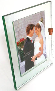 Jewish Wedding Picture Frame - Holds Shards of Glass Broken At Wedding Ceremony