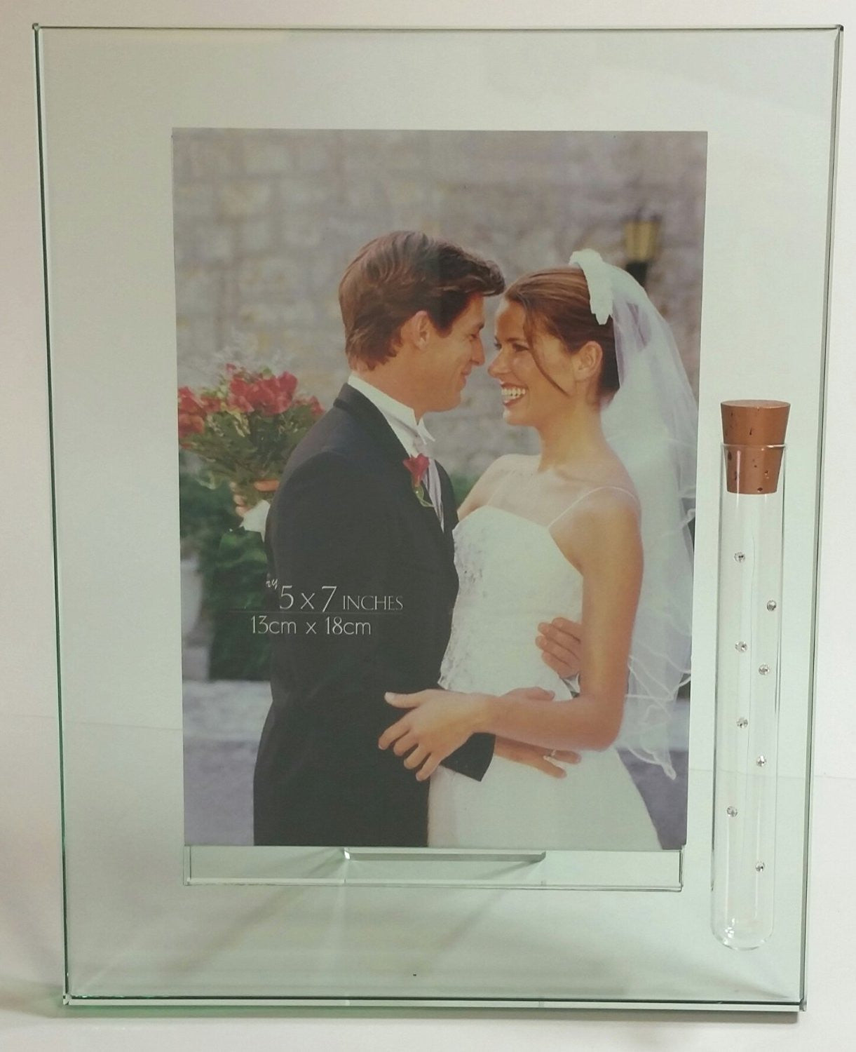 Jewish Wedding Picture Frame - Holds Shards of Glass Broken At Wedding Ceremony