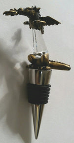 Load image into Gallery viewer, Dragon Wine Stopper - Crystal Wine Stopper Handcrafted Using Swarovski Crystal
