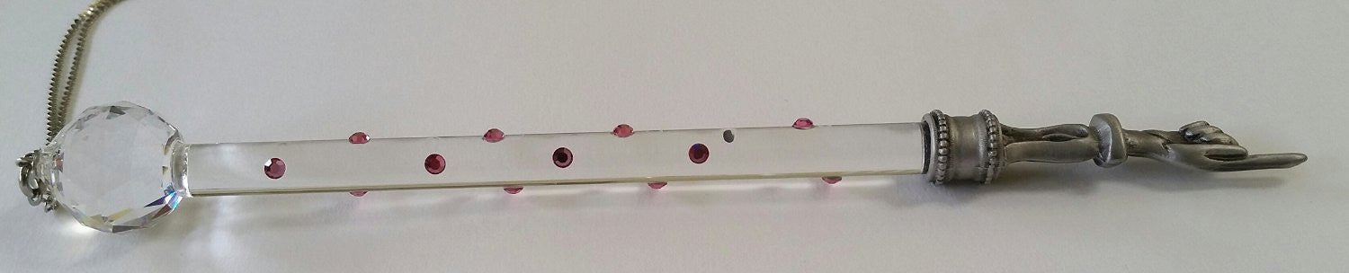 Torah Pointer - Yad -Handcrafted By Bjcrystalgifts Using Swarovski Crystal - Bat Mitzvah - Bar Mitzvah